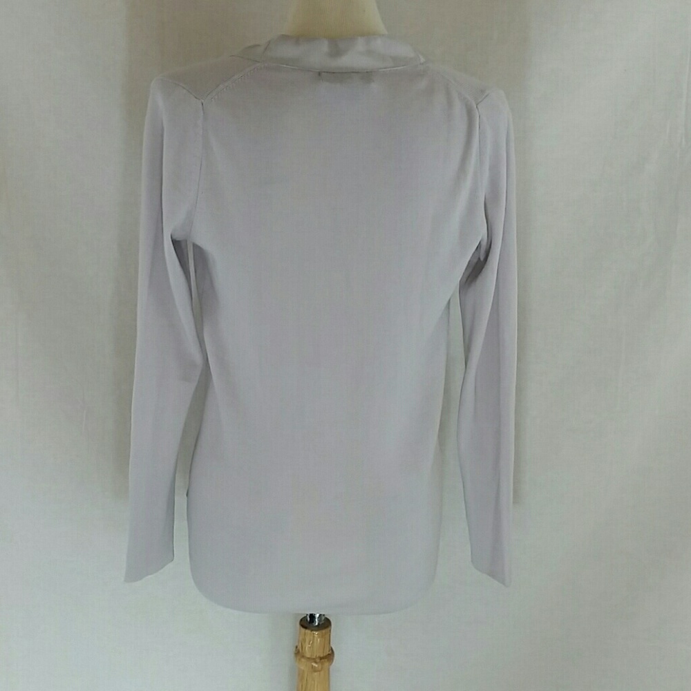 Banana Republic grey Merino wool cardigan sweater - Picture 4 of 5